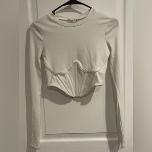 White crop top, never worn.